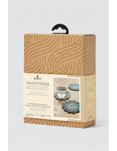 Kit crochet - Mes dessous de verre façon mandala