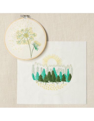 Kit duo broderie - Balade en forêt