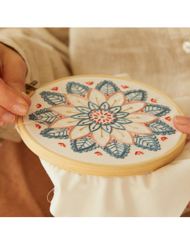 Kit duo broderie - Fleurs du levant