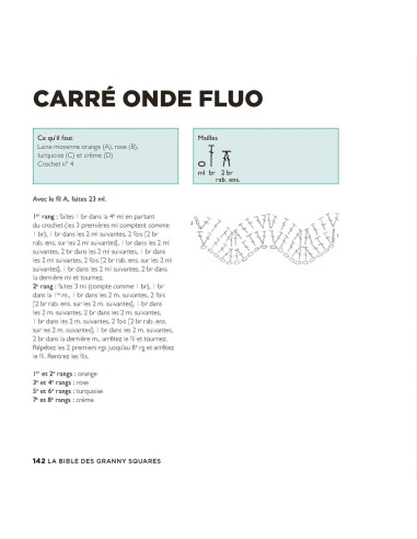 Livre la bible des Granny squares
