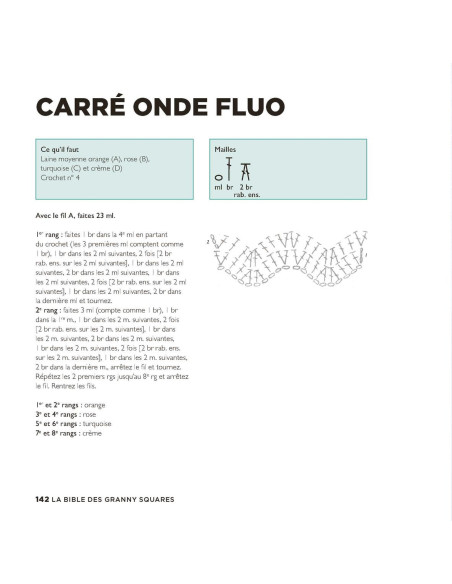 Livre la bible des Granny squares