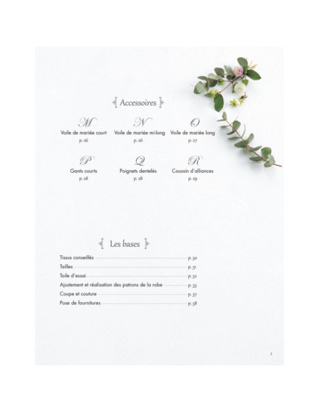 Livre je couds ma robe de mariée - 12 patrons & 6 accessoires