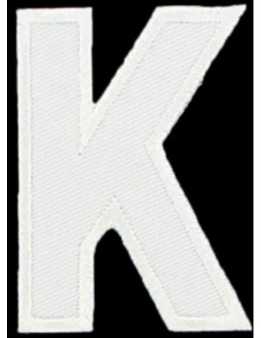 Écusson thermocollant lettre K