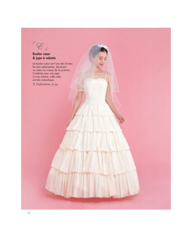 Livre je couds ma robe de mariée - 12 patrons & 6 accessoires