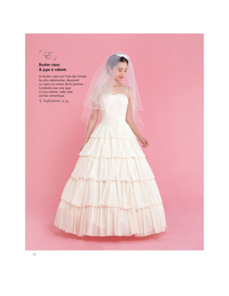 Livre je couds ma robe de mariée - 12 patrons & 6 accessoires