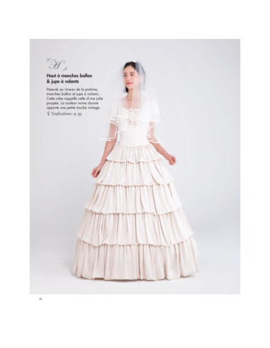 Livre je couds ma robe de mariée - 12 patrons & 6 accessoires