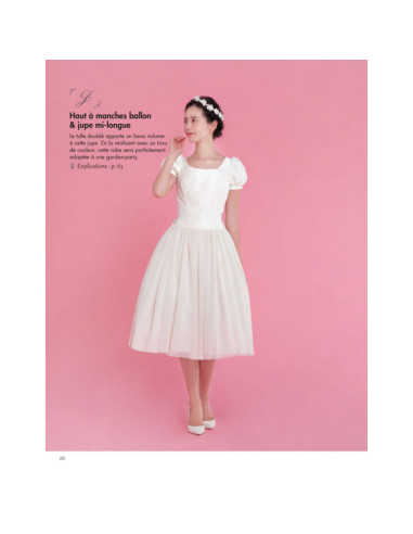 Livre je couds ma robe de mariée - 12 patrons & 6 accessoires