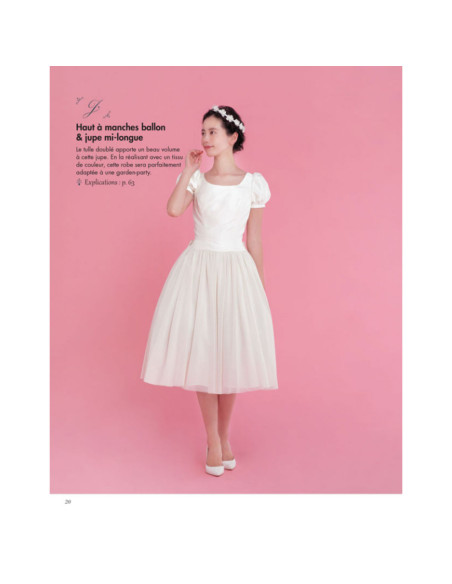 Livre je couds ma robe de mariée - 12 patrons & 6 accessoires