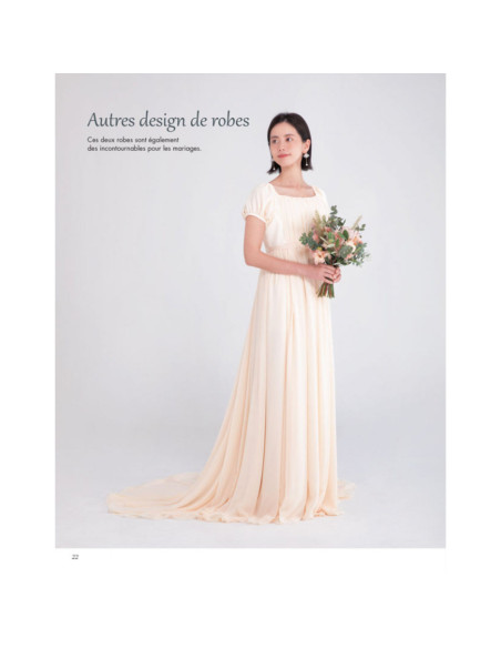 Livre je couds ma robe de mariée - 12 patrons & 6 accessoires
