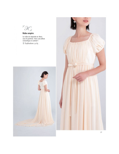 Livre je couds ma robe de mariée - 12 patrons & 6 accessoires