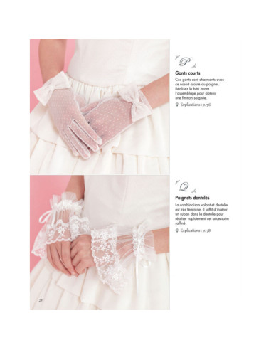 Livre je couds ma robe de mariée - 12 patrons & 6 accessoires