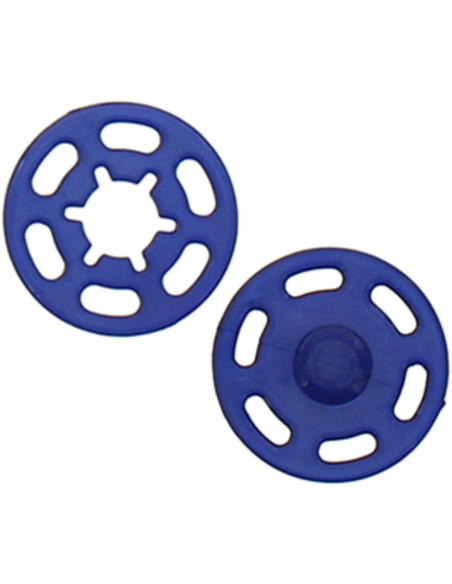 Bouton pression plastique - Bleu violet