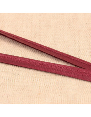 Passepoil satin - Raisin