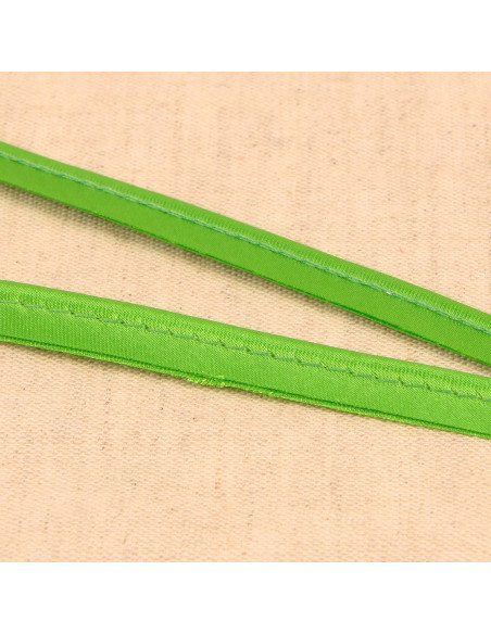 Passepoil satin - Vert anis
