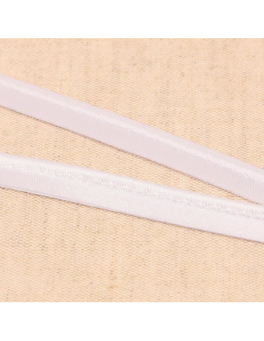 Passepoil satin - Blanc