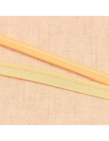 Passepoil satin - Jaune paille