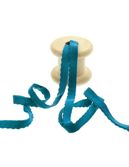Elastique lingerie cavalière - Bleu canard