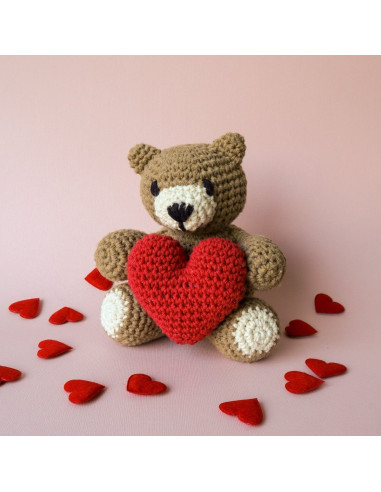 Kit crochet - Valentino l´ourson