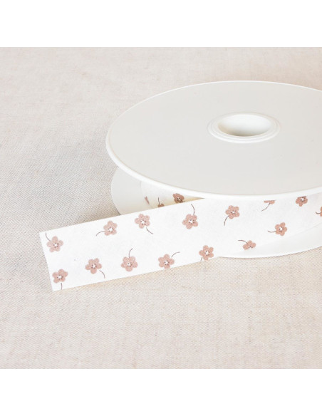 Biais pâquerettes - Beige