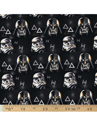 Tissu jersey Star wars - Stormtrooper et Dark Vador