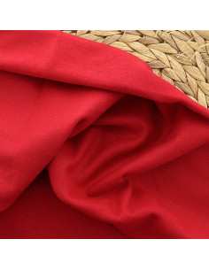 Tissu drap de laine pour manteau - Rouge