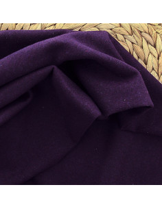 Tissu drap de laine pour manteau - Violet