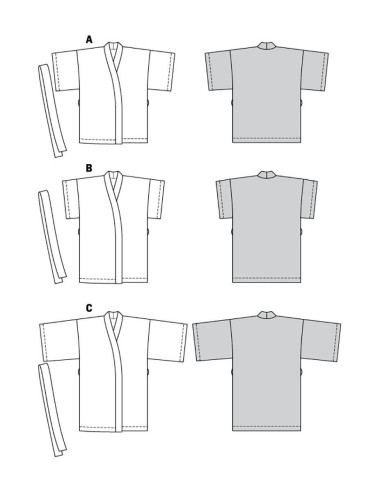 Patron de manteau - Burda 5995