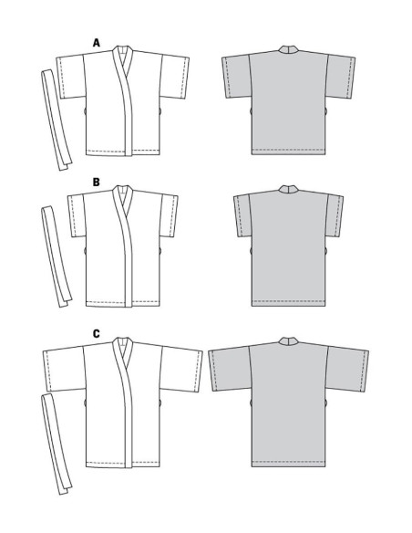 Patron de manteau - Burda 5995