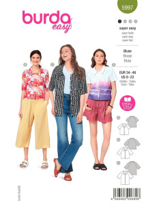 Patron de blouse - Burda 5997