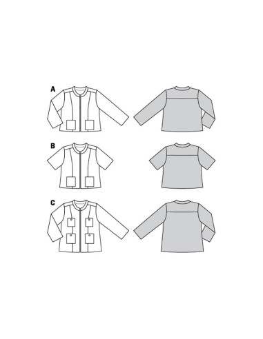 Patron de veste - Burda 6006