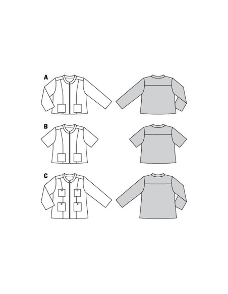 Patron de veste - Burda 6006