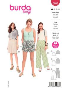 Patron de pantalon - Burda 6008