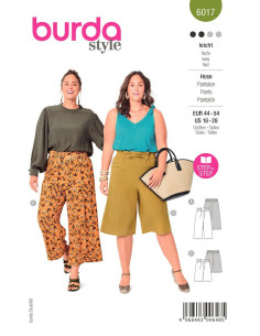Patron de pantalon - Burda 6017