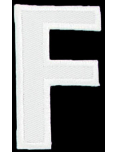 Écusson thermocollant lettre F