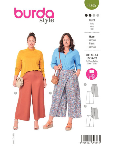 Patron de pantalon - Burda 6035