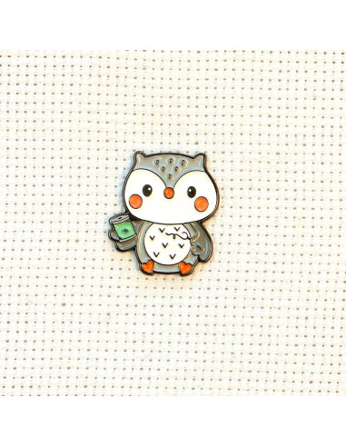 Porte-aiguilles aimanté - Hibou