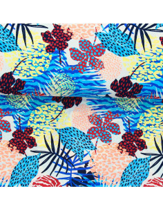 Tissu lycra maillot de bain - Tropique coloré