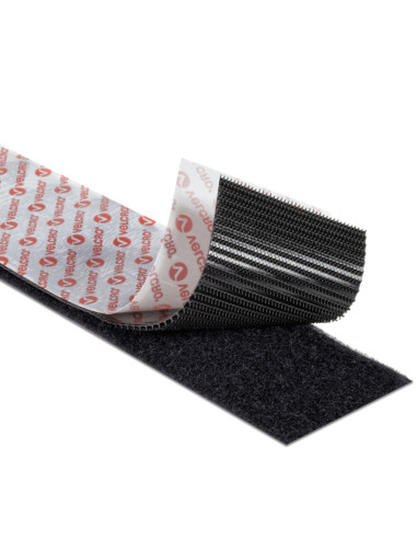 VELCRO® Brand Ruban auto agrippant adhésif fixation extrême 50mm x 5M noir