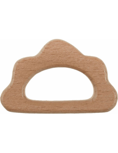 Anneau de dentition en bois - Nuage