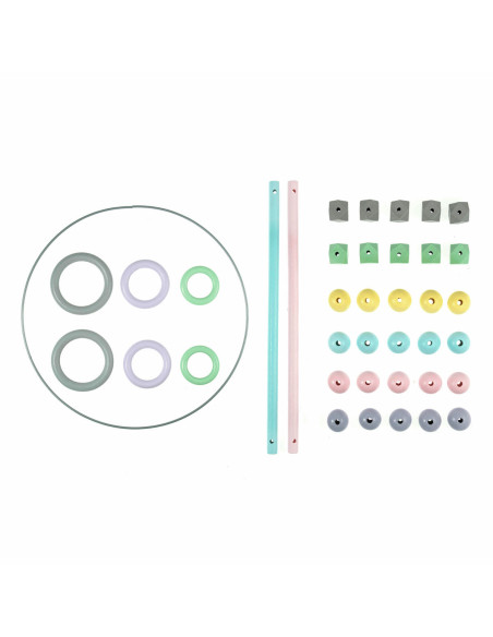Pack de démarrage d´accessoires pour macramé - Couleur