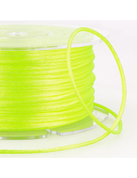 Cordon queue de rat - Jaune fluo