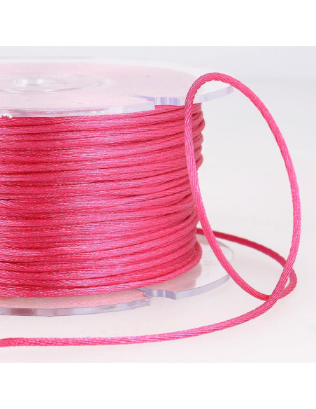 Cordon queue de rat - Rose fluo
