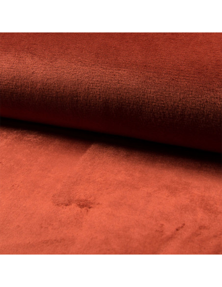 Tissu doudou câlin - Terracotta