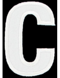 Écusson thermocollant lettre C