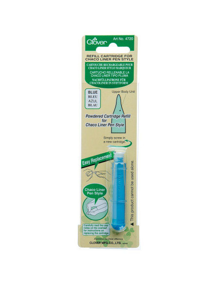 Cartouche rechargeable pour stylo marqueur de craie Chaco Liner Pen Clover - Bleu