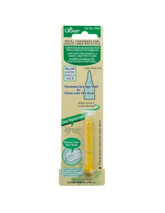 Cartouche rechargeable pour stylo marqueur de craie Chaco Liner Pen Clover - Jaune