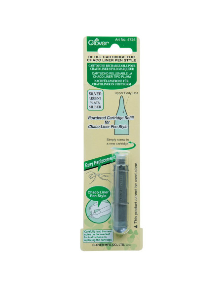 Cartouche rechargeable pour stylo marqueur de craie Chaco Liner Pen Clover - Gris