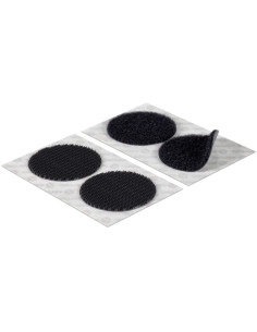 VELCRO® Brand Pastilles auto agrippantes adhésives fixation extrême 45mm x 6 Noir 2