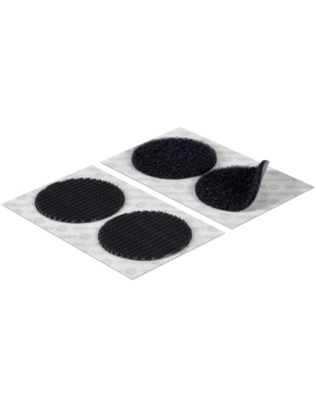 VELCRO® Brand Pastilles auto agrippantes adhésives fixation extrême 45mm x 6 Noir