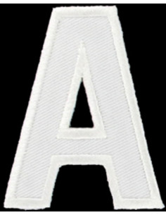 Écusson thermocollant lettre A